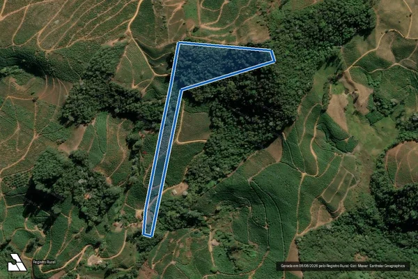 Imagem de satélite de FAZENDA CORREGO DOS BARROSOS - Parte 1 em Luisburgo - MG
