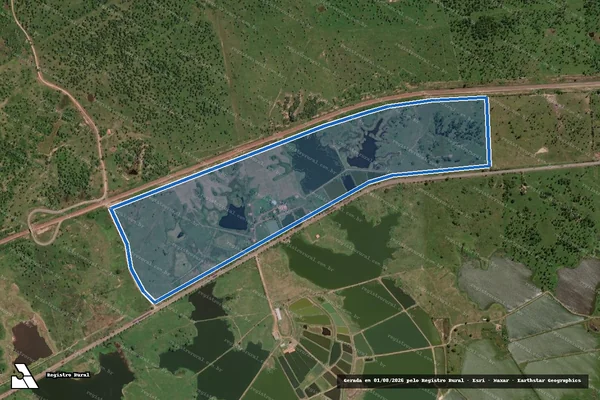 Imagem de satélite de FAZENDA SÃO RAIMUNDO - Parcela 1 em Igarapé do Meio - MA