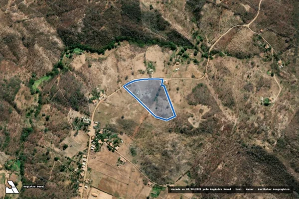 Imagem de satélite de SITIO MELANCIAS - Parte 1 em Mato Verde - MG