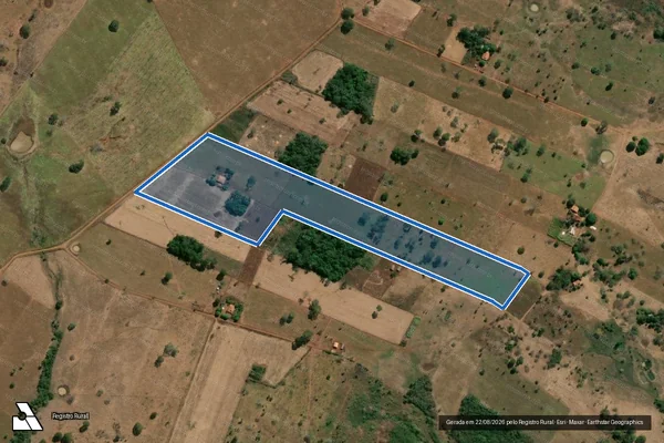 Imagem de satélite de FAZENDA BOM JARDIM  - ILDEAN DA SILVA SANTOS em Lajeado Novo - MA