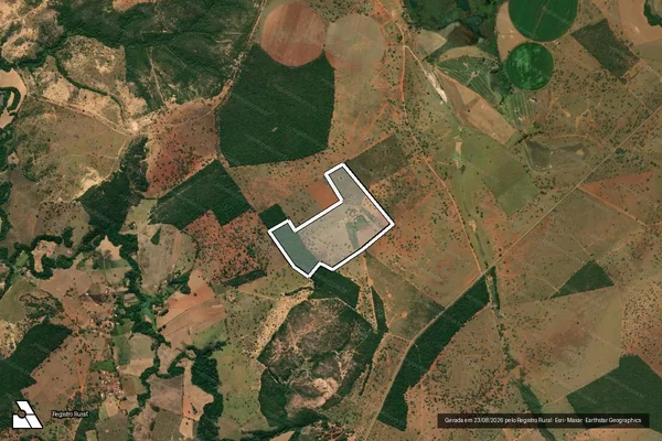 Imagem de satélite de Fazenda Peri Peri - GLEBA 02 em Pitangui - MG