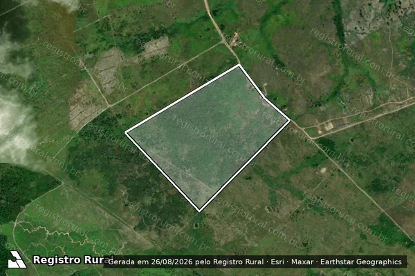Imagem de satélite de FAZENDA SANTA MARIA – P.A. ITAMATARÉ / COLONE