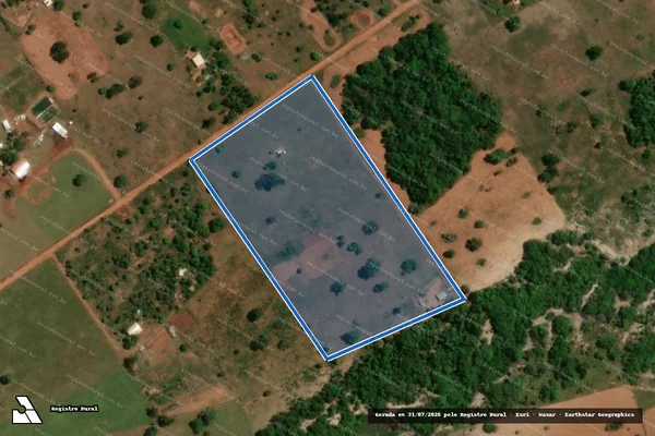 Imagem de satélite de FAZENDA QUERÊNCIA - LOTE 66 em Amambai - MS