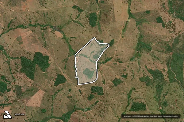 Imagem de satélite de FAZENDA SÃO PEDRO - Gleba 1F em Água Limpa - GO