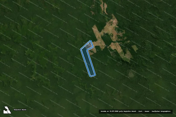 Imagem de satélite de Fazenda Pinguim - Remanescente - Remanescente em Juína - MT