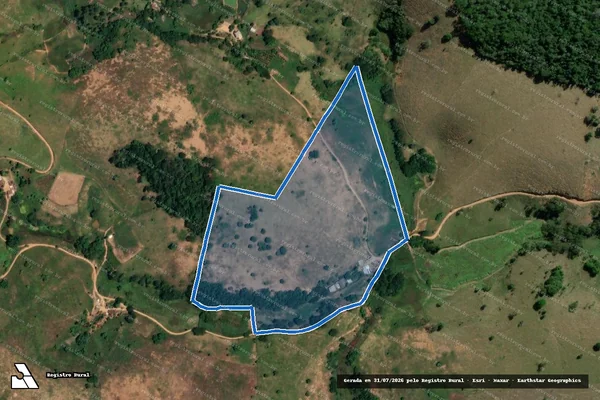 Imagem de satélite de FAZENDA BOM JARDIM - Parcela 1 em Laranjal - MG
