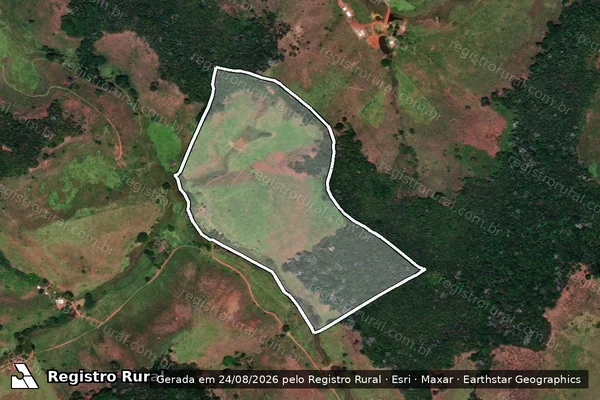 Imagem de satélite de Aldeia - Parte 1 em Senador Firmino - MG
