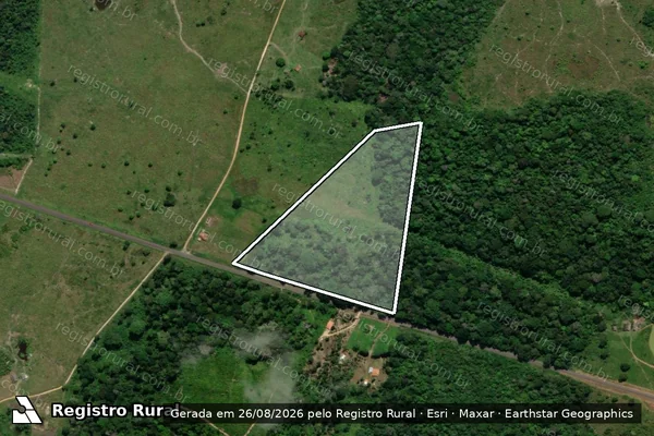 Imagem de satélite de FAZENDA CONJUNTO MILAGRES - FAZ. BOM JESUS em Santa Luzia - BA