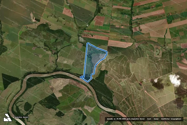 Imagem de satélite de FAZENDA SANTA FÉ - Lote A em Santa Isabel do Ivaí - PR