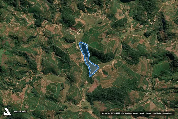 Imagem de satélite de Manhuaçuzinho - Parcela 1 em Manhuaçu - MG