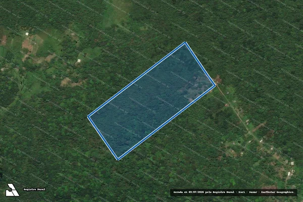 Imagem de satélite de Sítio Bela Vista - Parcela 1 em Itanhaém - SP