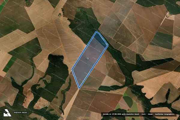 Imagem de satélite de FAZENDA QUERUBIM em Novo São Joaquim - MT