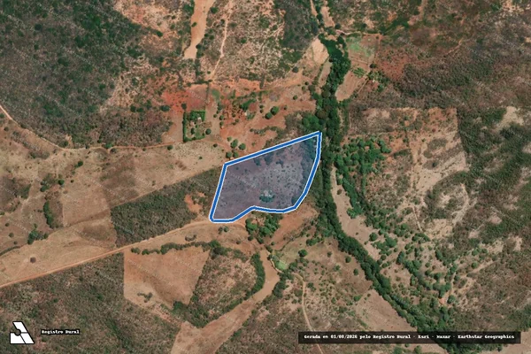 Imagem de satélite de FAZENDA CANA BRAVA - FAZENDA CANA BRAVA ? PARTE 1 em Espinosa - MG