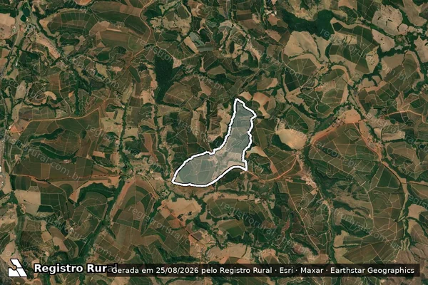 Imagem de satélite de FAZENDA CÔNEGO VITOR - Fazenda Cônego Vitor 01 em Três Pontas - MG