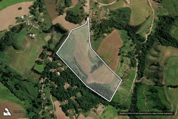 Imagem de satélite de Sitio Santa Clara - Parte 1 em Reserva - PR