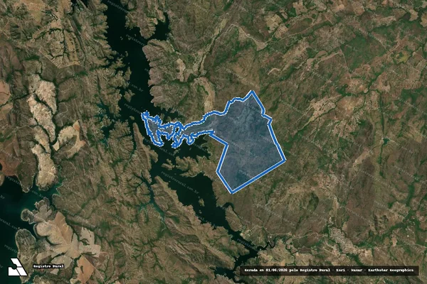 Imagem de satélite de Fazenda Mabroka  - Parte 1 em Colinas do Sul - GO