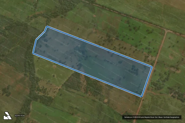 Imagem de satélite de PROJETO DE ASSENTAMENTO SANTA GUILHERMINA - Lote 180 em Nioaque - MS