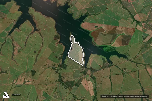 Imagem de satélite de FAZENDA SÃO FELIX em Ilha Solteira - SP