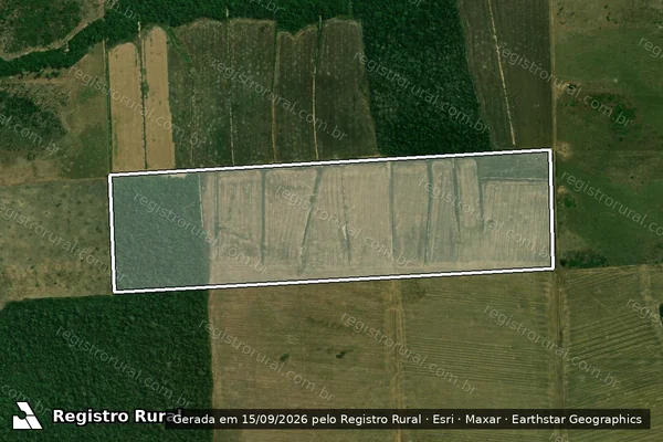 Imagem de satélite de SITIO SANTA ROSA DA GLEBA SAMAUMA DO SETOR BOM SOSSEGO DO PF GUAJARÁ MIRIM / SITIO SANTA ROSA DA GLEBA SAMAUMA DO SETOR BOM SOSSEGO DO PF GUAJARÁ MIRIM