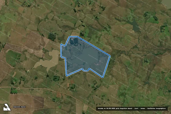 Imagem de satélite de FAZENDA SANTA CLARA - Gleba 03 em Alegrete - RS