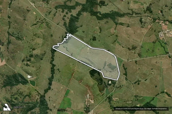 Imagem de satélite de Fazenda Dois Irmãos - Gleba A em Pereiras - SP
