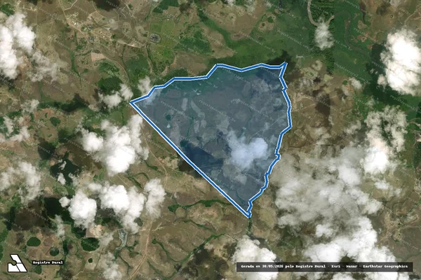 Imagem de satélite de T.D FAZENDA CAJUEIRINHO  - CAJUEIRINHO em Amajari - RR