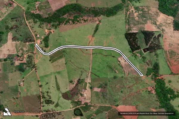 Imagem de satélite de P.A Rosa Luxemburgo / Estrada Vicinal 01