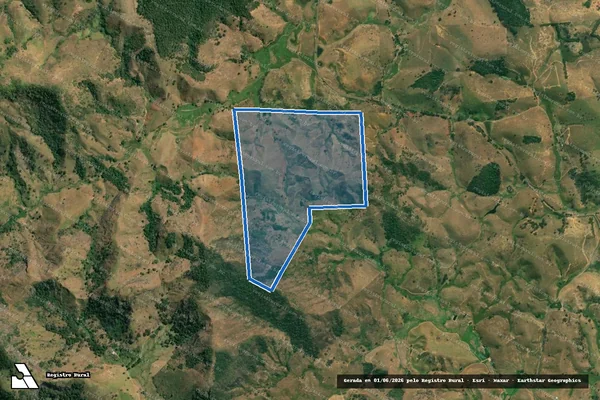 Imagem de satélite de QUILOMBO E SÃO ROQUE - Parte 1 em Campos dos Goytacazes - RJ