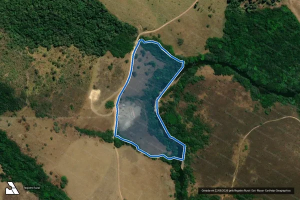 Imagem de satélite de Sitio Reserva Jequitiba - Sitio Reserva Jequitiba ? Gleba 03 em Delfinópolis - MG