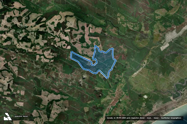 Imagem de satélite de Bloco 27 - Parte 1 em Nova Viçosa - BA
