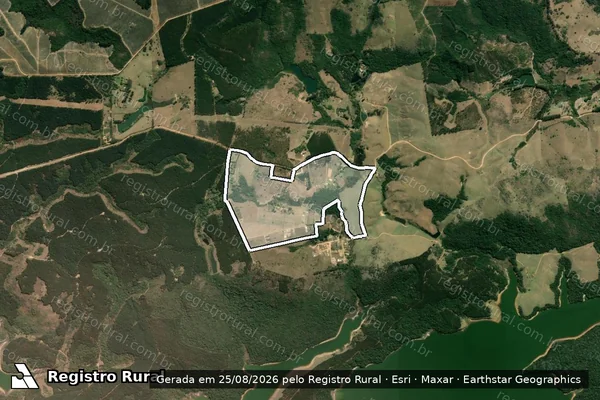 Imagem de satélite de Fazenda Panorama - Parcela 1 em Votorantim - SP