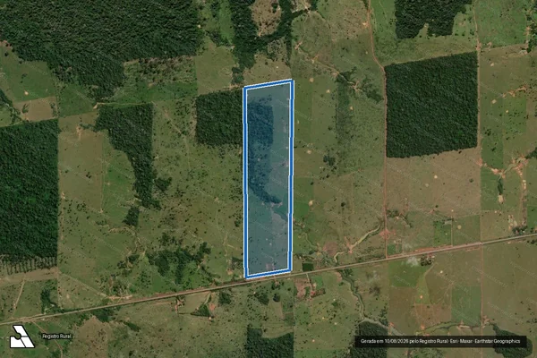 Imagem de satélite de Lote 006 ? GL. 03 ? Gleba Nova Califórnia - Parte 1 em Porto Velho - RO