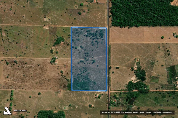 Imagem de satélite de LT 36, GL 03, ST Rolim de Moura, P.I.C Gy-Paraná - LOTE 36-A em Pimenta Bueno - RO