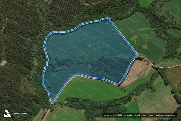 Imagem de satélite de Sitio Engenho Velho - Sitio Engenho Velho em Castro - PR
