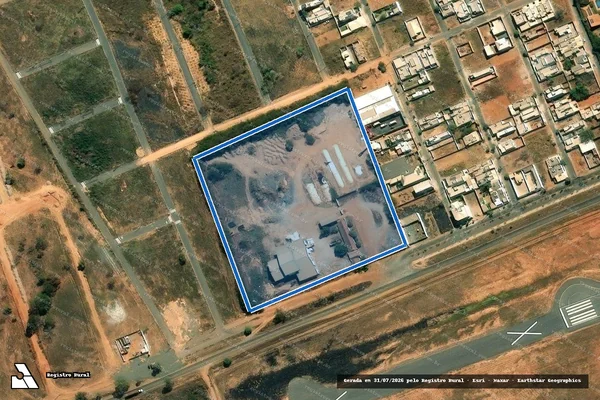 Imagem de satélite de FAZENDA SANTA SANDRA - ÁREA 02 - Parcela 1 em Curvelo - MG