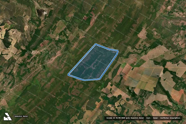Imagem de satélite de FAZENDA MONTANA / Parte 1 em Rosário Oeste - MT