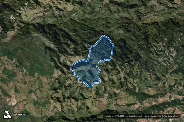 Imagem de satélite de FAZENDA DO FUNIL - PARTE 1 em Rio Preto - MG