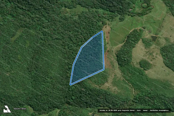 Imagem de satélite de Fazenda Eldorado - Parte 2 em Jacupiranga - SP