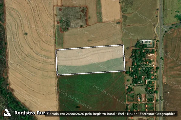 Imagem de satélite de Fazenda Santa Maria - Parte 1 em Buritama - SP