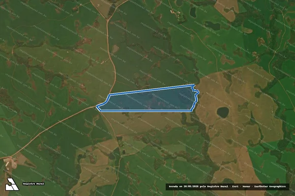 Imagem de satélite de Sem Denominação - Parte 1 em São Martinho da Serra - RS