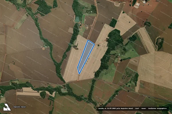 Imagem de satélite de Fazenda São Tomaz - Douradinho - São Jorge Douradinho - PARTE 2 em Rio Verde - GO