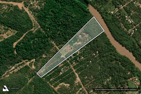 Imagem de satélite de Rancho São José - Parcela 1 em Bonito - MS
