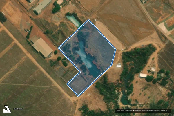 Imagem de satélite de FAZENDA SERRA VELHA E GALHEIROS DEN FAZ ESTANCIA HORIGUCHI II / Parte 2 em Cristalina - GO