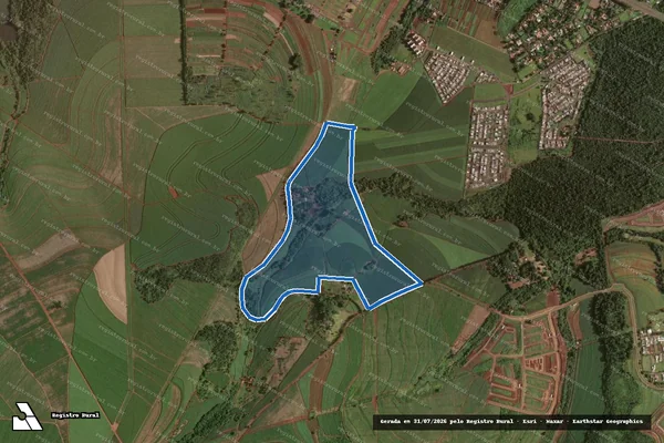 Imagem de satélite de FAZENDA BOA VISTA - Gleba 02 em Ribeirão Preto - SP