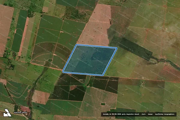 Imagem de satélite de Fazenda Aurora da Porto Belo - Parte 1 em Batayporã - MS