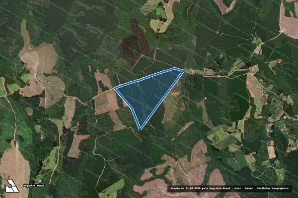 Imagem de satélite de Fazenda Campina Bonita - Parte 1 em Rio Negro - PR