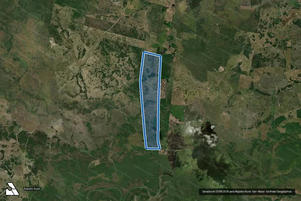 Imagem de satélite de FAZENDA MUTUM - Parte 1 em Poconé - MT
