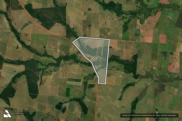 Imagem de satélite de FAZENDA BRINCO DE OURO - Mat. 17.349 ? B em Cáceres - MT