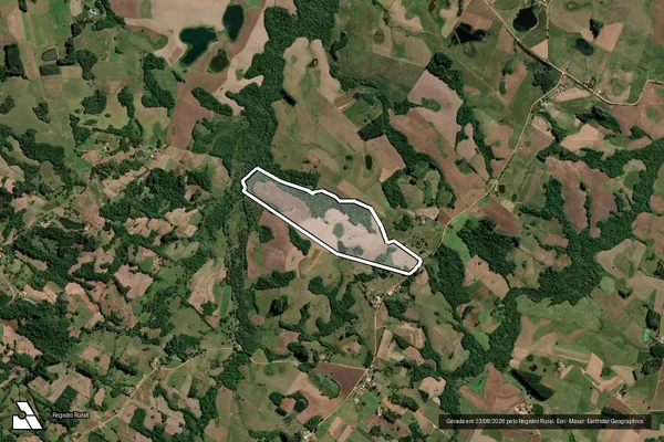 Imagem de satélite de sem denominação - PARCELA 02 em São Lourenço do Sul - RS
