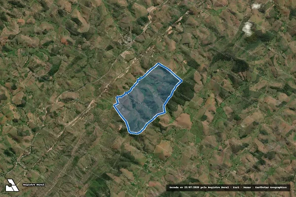 Imagem de satélite de Fazenda do Suiço - faz do suiço em Santo Antônio de Pádua - RJ
